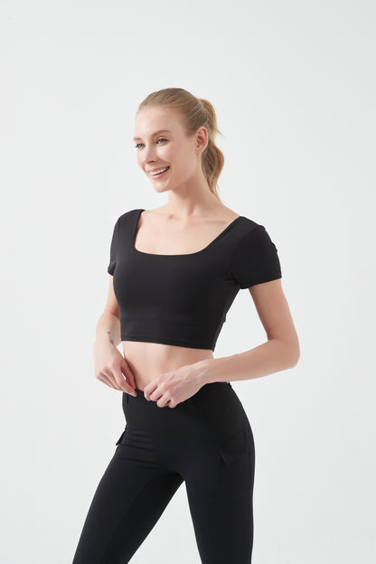 JIOSE U-SHAPED OPEN BACK T-SHIRT | EVERYDAY-WEAR & WORKOUTS