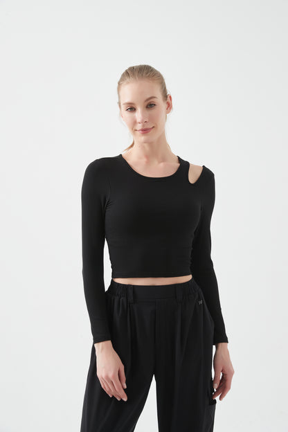 JIOSE OFF-SHOULDER LONG SLEEVE SHIRT | LOW INTENSITY
