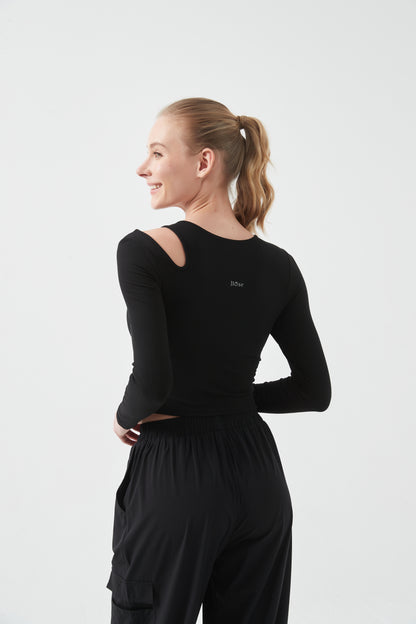 JIOSE OFF-SHOULDER LONG SLEEVE SHIRT | LOW INTENSITY