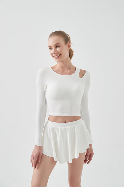JIOSE OFF-SHOULDER LONG SLEEVE SHIRT | LOW INTENSITY