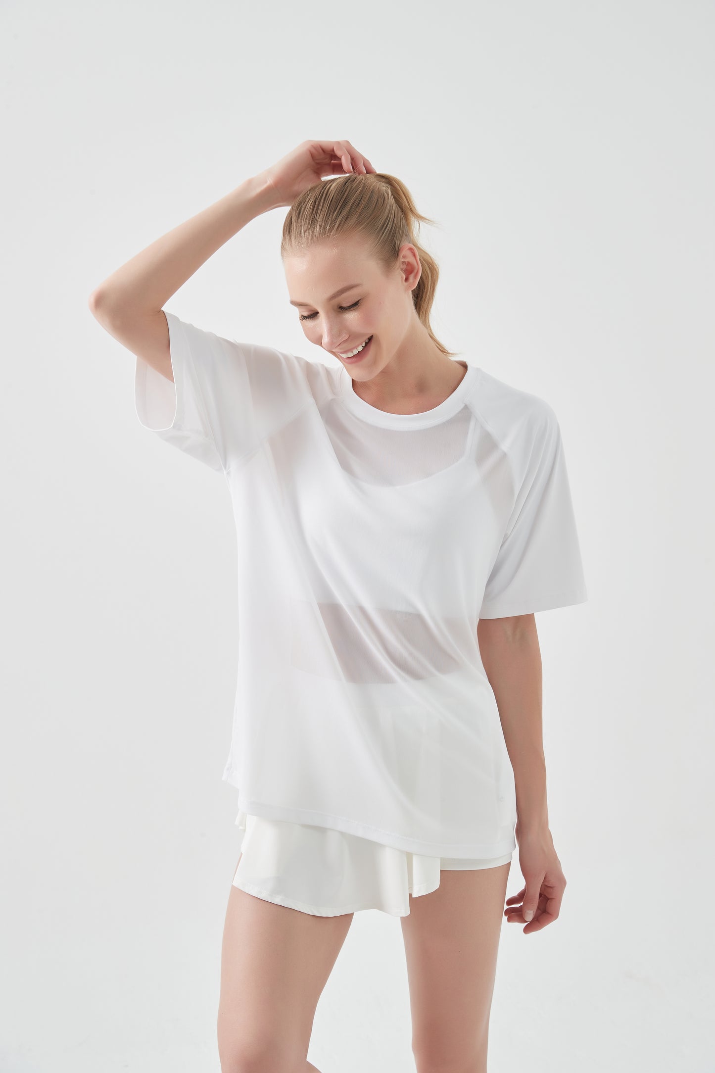 JIOSE MESH MID-SLEEVE T-SHIRT | EVERYDAY WEAR & WORKOUTS