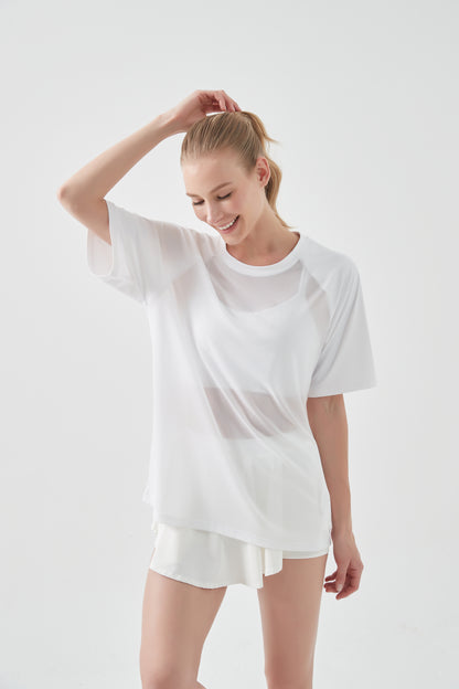 JIOSE MESH MID-SLEEVE T-SHIRT | EVERYDAY WEAR & WORKOUTS